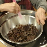 チョコ湯煎1